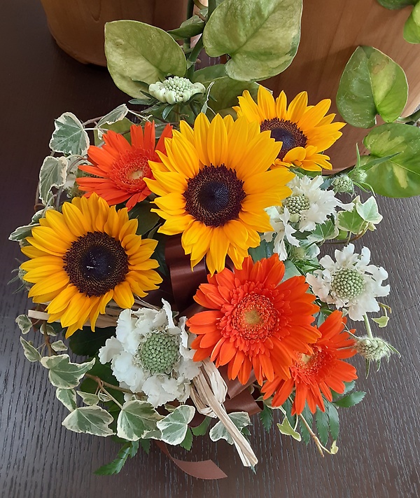 ひまわりの元気いっぱい♪アレンジメント