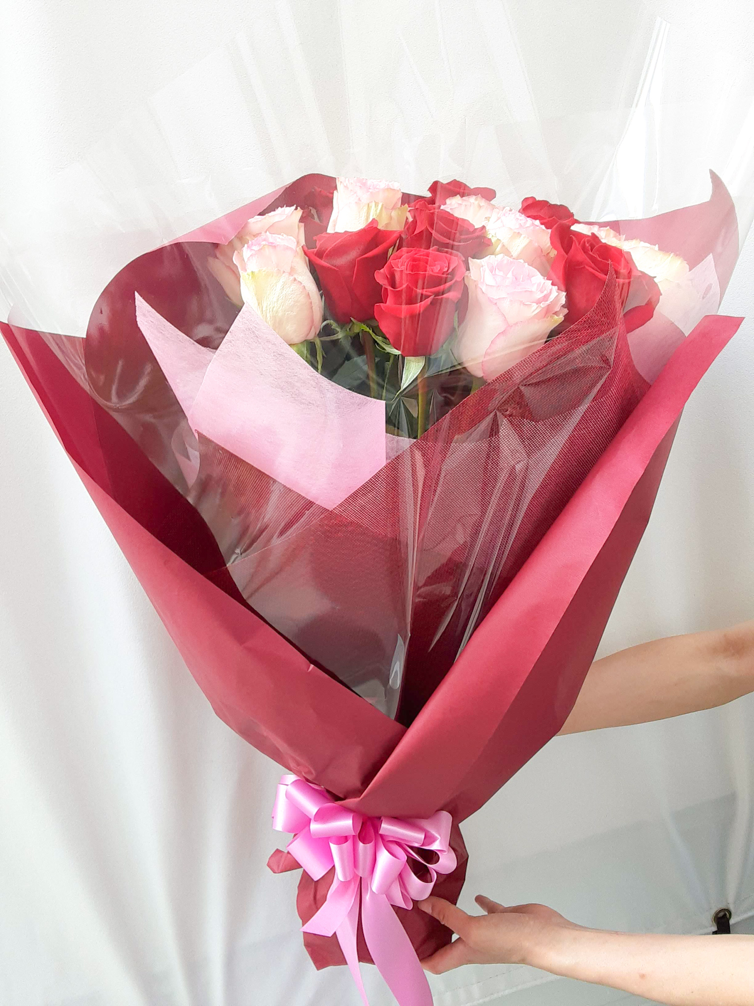 大輪のバラの花束 大輪のバラの花束