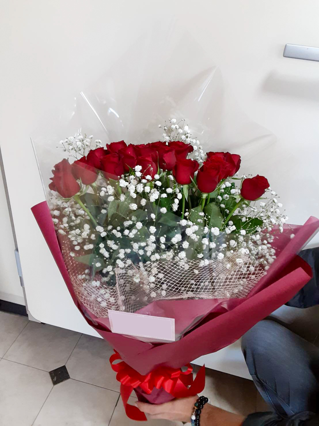 中輪のバラの花束 中輪のバラの花束