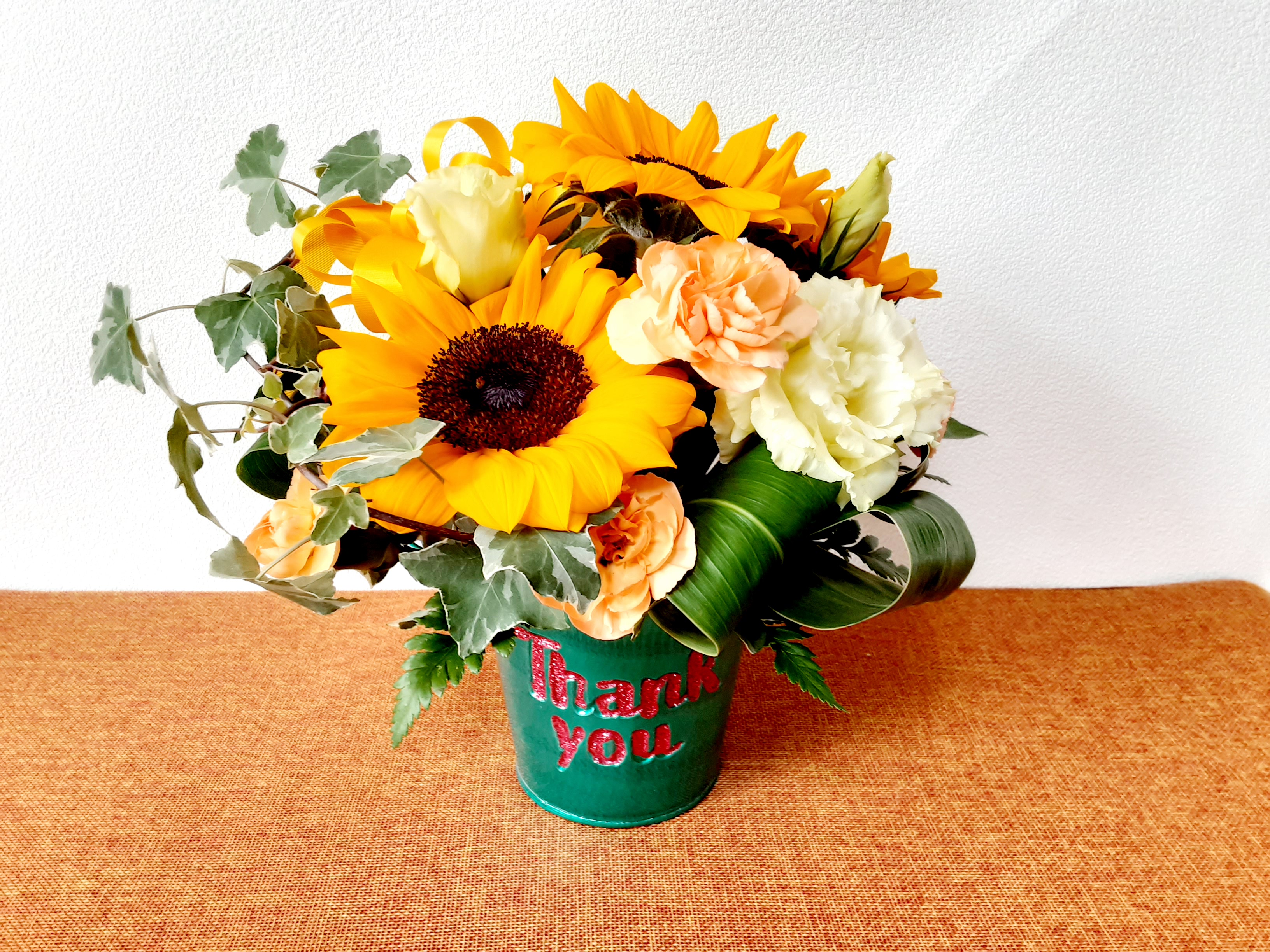 ひまわりアレンジメント ひまわりアレンジメント